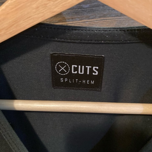 Cuts AO Henley split-hen long sleeve L - black - Picture 2 of 4